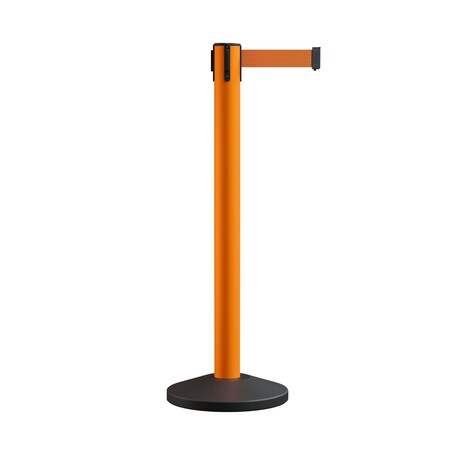 Montour Line Stanchion Belt Barrier Orange Post 16ft.Orange Belt ES660-OR-OR-160